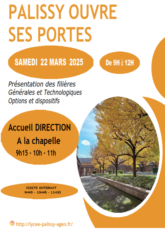 Journée Portes Ouvertes 22 mars 2025