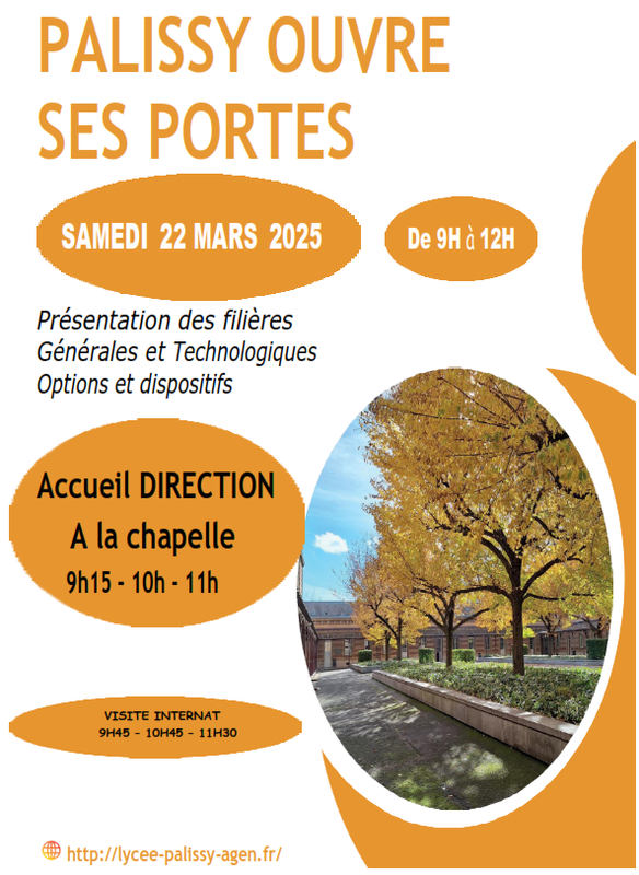 Journée Portes Ouvertes 22 mars 2025